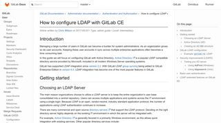 How to configure LDAP with GitLab CE | GitLab
