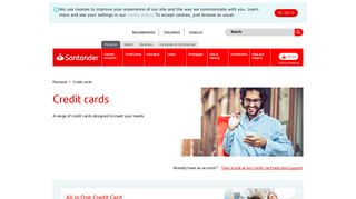 Credit cards - Santander UK