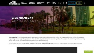 Give Miami Day - The Miami Foundation