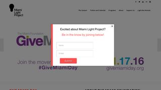 Miami Light Project | Give Miami Day