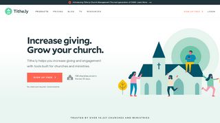 Church Giving: Mobile App, Online & Text Giving for Churches | Tithe.ly