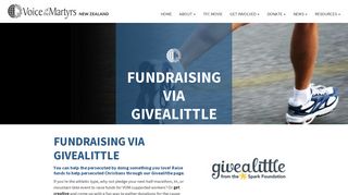 FUNDRAISING VIA GIVEALITTLE | Voice of the Martyrs New Zealand