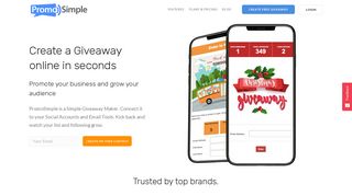 PromoSimple: Create Giveaways, Contests & Run Sweepstakes