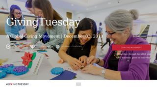 Giving Tuesday | December 03, 2019