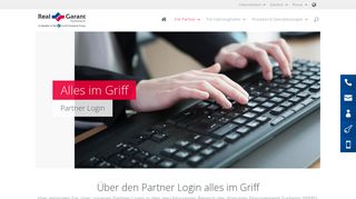 Partner Login - Real Garant Versicherung AG