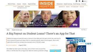 Trivia app promises student loan payoffs, but higher ed experts ...