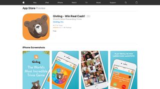 Givling - Win Real Cash! on the App Store - iTunes - Apple