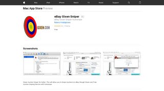 eBay Gixen Sniper on the Mac App Store - iTunes - Apple