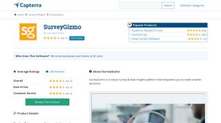 SurveyGizmo Reviews and Pricing - 2019 - Capterra