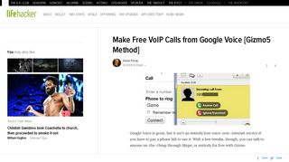 Make Free VoIP Calls from Google Voice [Gizmo5 Method] - Lifehacker