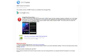 Gizmoquip SMS Tracker - Download