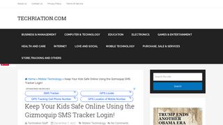 Keep Your Kids Safe Online Using the Gizmoquip SMS Tracker Login ...