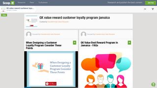 GK value reward customer loyalty program jamaica | Scoop.it