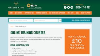 Online Training Courses | Greene King Pub Partners