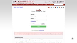 Login - GL Communications
