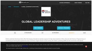 Global Leadership Adventures Programs & Reviews - GoAbroad.com