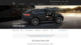 mbrace In-Vehicle Technology & Apps | Mercedes-Benz
