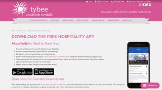 Download the Free Hospitality App | Tybee Vacation Rentals