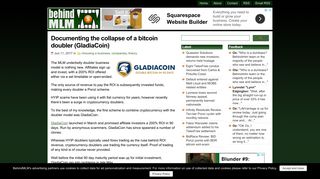 Documenting the collapse of a bitcoin doubler (GladiaCoin)