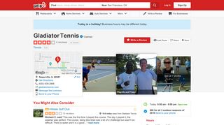 Gladiator Tennis - Tennis - Naperville, IL - Phone Number - Yelp