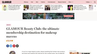 GLAMOUR Beauty Club - Membership & News | Glamour UK