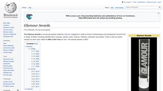 Glamour Awards - Wikipedia