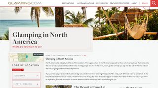 Glamping In North America - Luxury Camping Resorts - Glamping ...