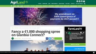 Fancy a €1,000 shopping spree on Glanbia Connect? - Agriland.ie