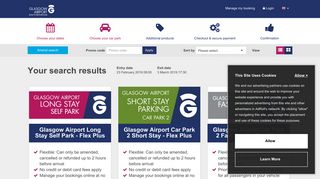 Search Results | Glasgow Airport Car Parking