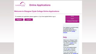 Online Services - Glasgow Clyde College