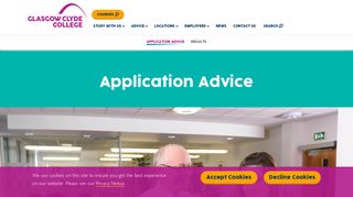 Application Advice | Glasgow Clyde College