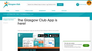 The Glasgow Club App is here!
