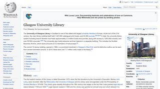 Glasgow University Library - Wikipedia