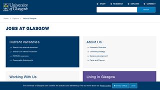 University of Glasgow - Explore - Jobs at Glasgow