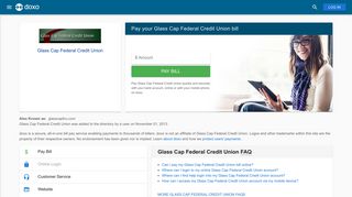 Glass Cap Federal Credit Union: Login, Bill Pay, Customer Service ...
