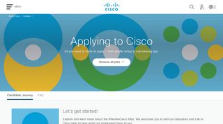 Applying to Cisco | Cisco Careers - Cisco
