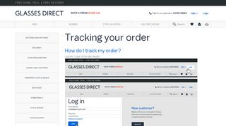 Tracking Your Order | Glasses Direct ™ - 2 Pairs From £19 - As Seen ...
