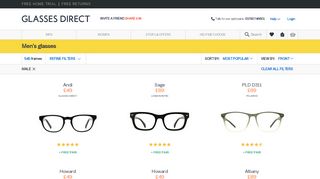 Men's Glasses | 2 for 1 at Glasses Direct