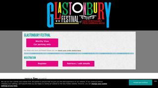 Glastonbury Festival Tickets - Glastonbury