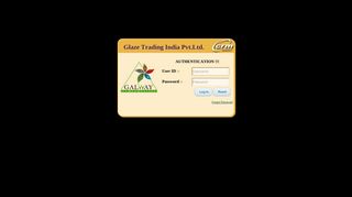 Login - Glaze Trading India Pvt. Ltd.