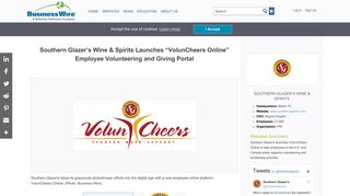 Southern Glazer's Wine & Spirits Launches “VolunCheers Online ...