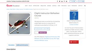 Flight Instructor Refresher Course - Gleim Aviation