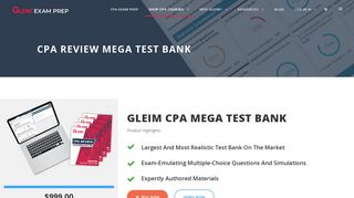 Gleim CPA Mega Test Bank