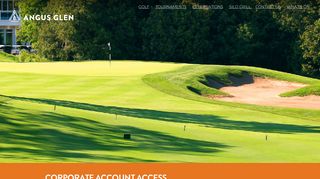Membership Login - Angus Glen Golf Club