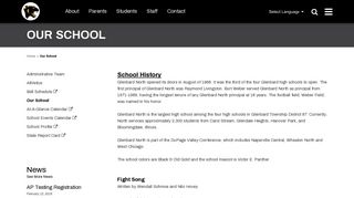 Glenbard North High School - Our School