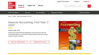 Glencoe Accounting, First Year © 2007 - McGraw-Hill Education