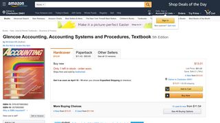Amazon.com: Glencoe Accounting, Accounting Systems and ...