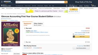 Amazon.com: Glencoe Accounting First Year Course Student Edition ...