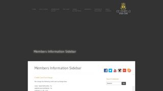 Members Information Sidebar | Glenelg Golf Club
