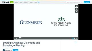 Strategic Alliance: Glenmede and Stonehage Fleming on Vimeo